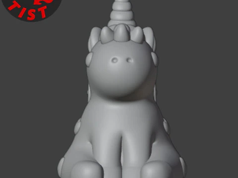 Alicorn Figurine 3D Print Model