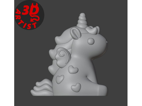 Alicorn Figurine Model Cetak 3D