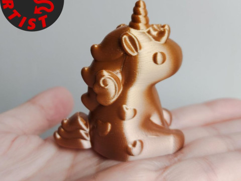 Alicorn Figurine Model Cetak 3D