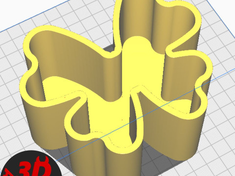 Butterfly Box with Heart Wings 3D प्रिंट मॉडल