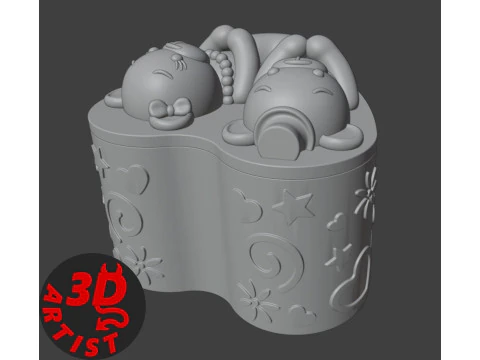 Box Be Mine Valentine 3D Print Model