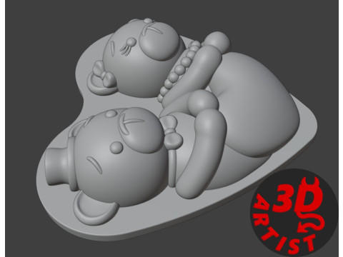 Box Be Mine Valentine 3D 프린트 모델