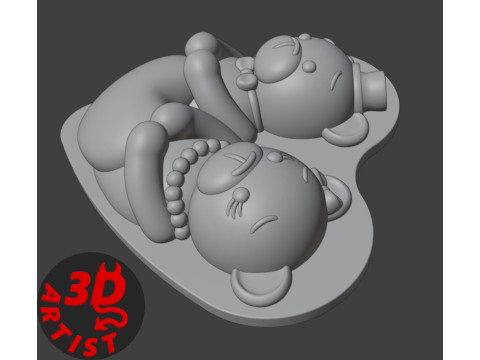 Box Be Mine Valentine 3D 프린트 모델