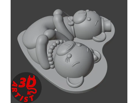 Box Be Mine Valentine 3D Print Model