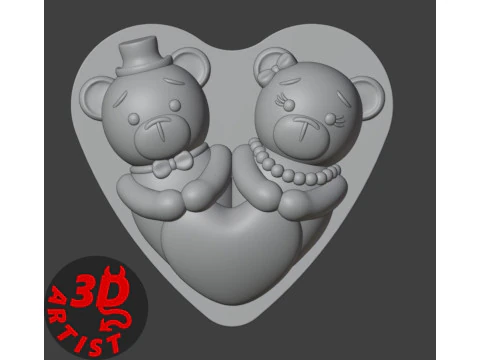Box Be Mine Valentine 3D Print Model