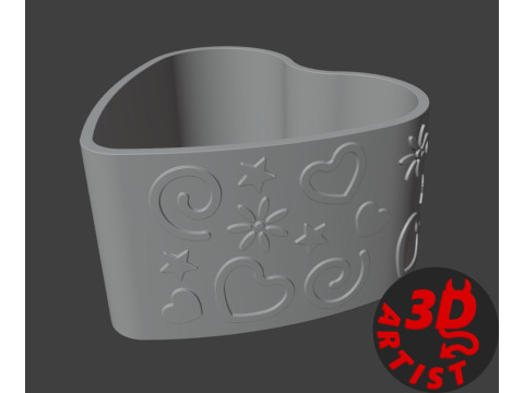 Box Be Mine Valentine 3D 프린트 모델