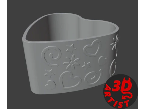 Box Be Mine Valentine 3D Print Model