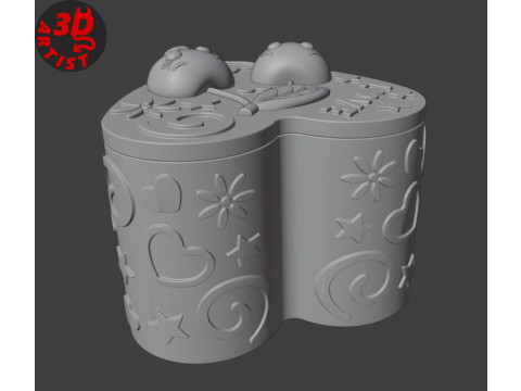 Valentine Box Cherry 3D 打印模型