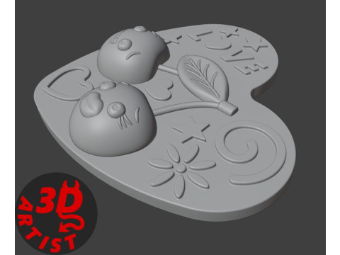 Valentine Box Cherry 3D 打印模型