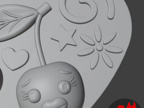 Ceri Kotak Valentine Model Cetak 3D