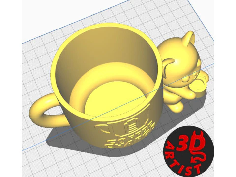 Coffee Charge Candy bowl - Pen Holder - Planter 3D Model