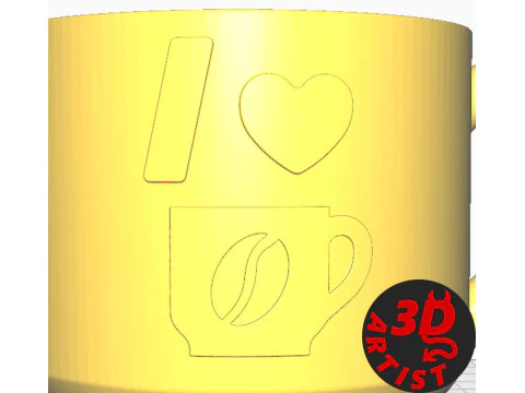 Coffee Charge Candy bowl - Pen Holder - Planter 3D Model
