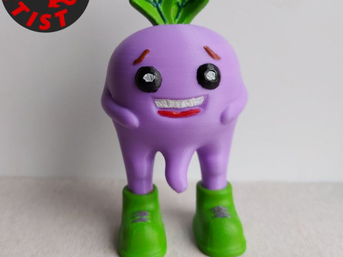 Spicy Radish Figurine 3D 모델
