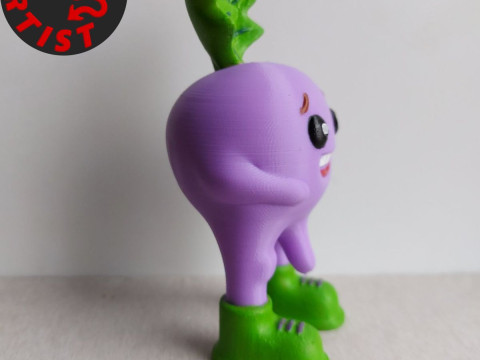 Spicy Radish Figurine 3D 模型