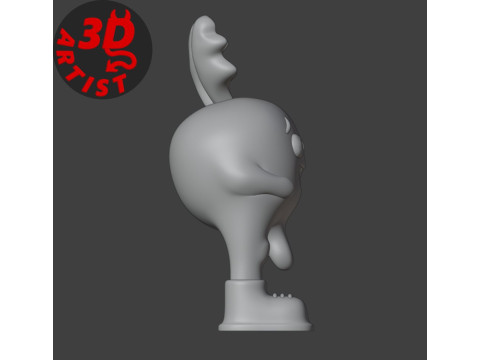 Spicy Radish Figurine 3D 模型