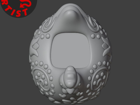 Hen Vase 3D-Modell