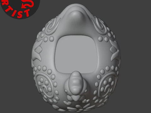 Vase Poule Modèle 3D