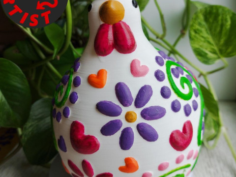 Hen Vase 3D-Modell
