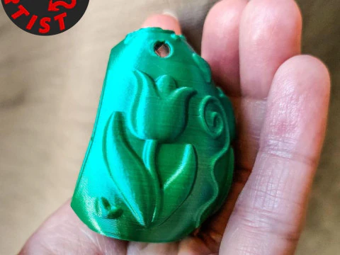 Easter Egg with Bunny Set 2 models 3D Print Model
