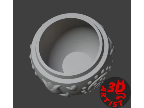 Easter Egg Patterned Box 3D Print Model