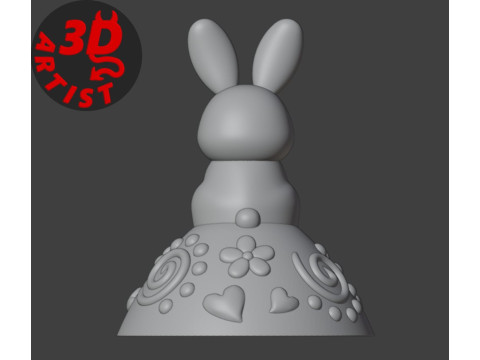 Easter Egg Patterned Box 3D Print Model