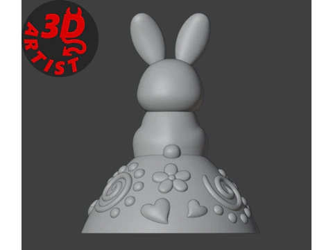 Easter Egg Patterned Box 3D Print Model