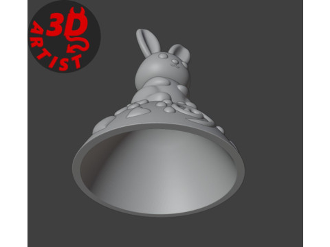Easter Egg Patterned Box 3D Print Model
