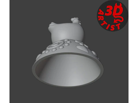 Caixa Estampada de Ovo de P&aacute;scoa V2 Modelo de Impressão 3D