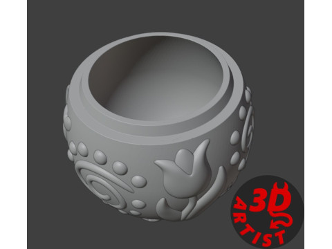 Easter Egg Patterned Box V2 3D प्रिंट मॉडल
