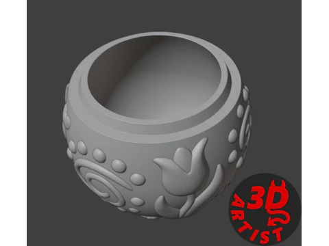 Caixa Estampada de Ovo de P&aacute;scoa V2 Modelo de Impressão 3D