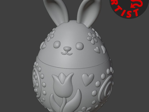 Easter Egg Patterned Box V3 Modelo de impresión 3D