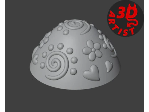 Easter Egg Patterned Box V4 3D Print Model