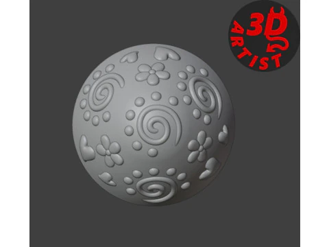 Easter Egg Patterned Box V4 3D Print Model