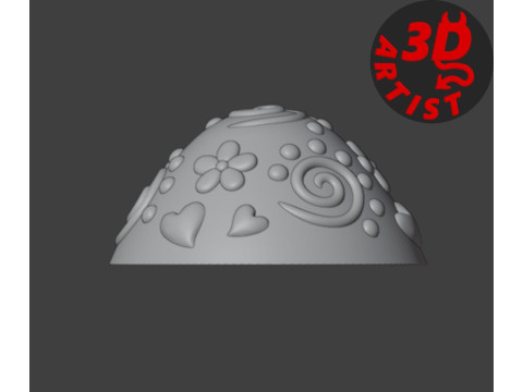 Easter Egg Patterned Box V4 3D प्रिंट मॉडल