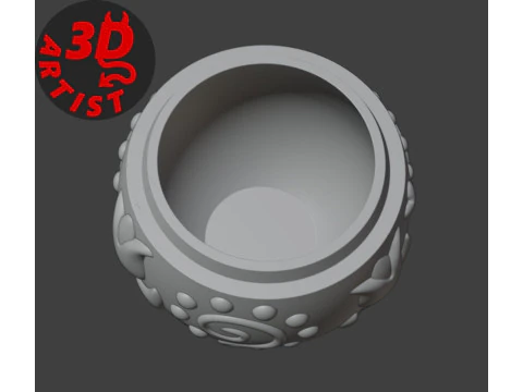 Easter Egg Patterned Box V4 3D Print Model