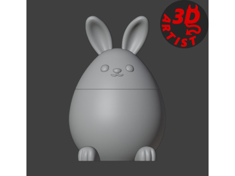 Easter Bunny Box 3D प्रिंट मॉडल