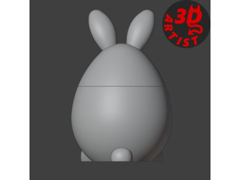 Easter Bunny Box 3D प्रिंट मॉडल