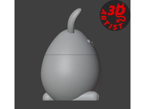 Easter Bunny Box 3D प्रिंट मॉडल
