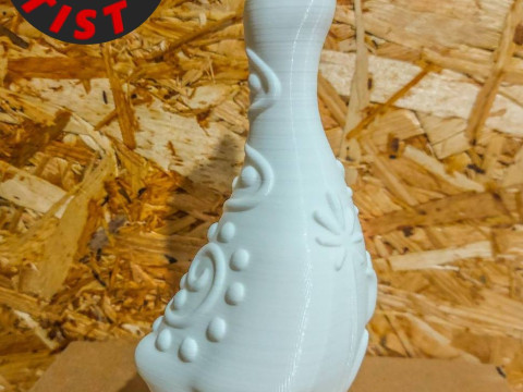 Easter Goose Patterned Figurine Modelo de Impressão 3D