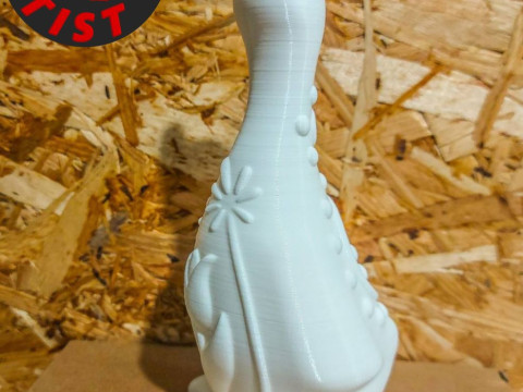 Easter Goose Patterned Figurine Modelo de Impressão 3D