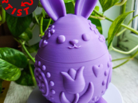 Easter Bunny Box V2 3D Print Model