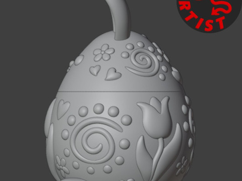 Easter Bunny Box V2 3D Druckmodell