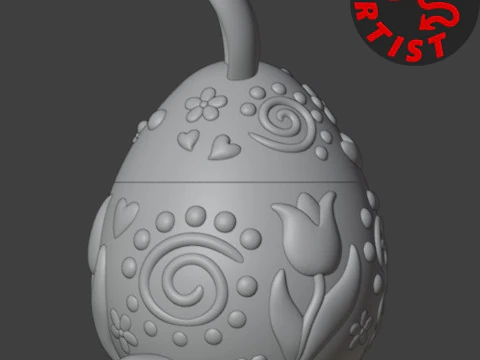 Easter Bunny Box V2 3D Print Model