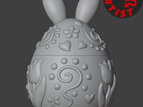 Easter Bunny Box V2 3D Druckmodell