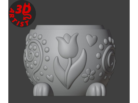 Easter Bunny Box V2 3D Druckmodell