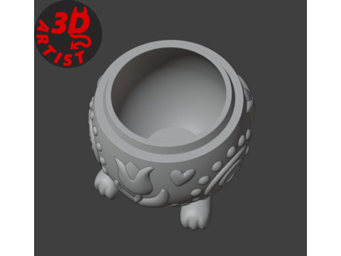 Easter Bunny Box V2 3D Druckmodell
