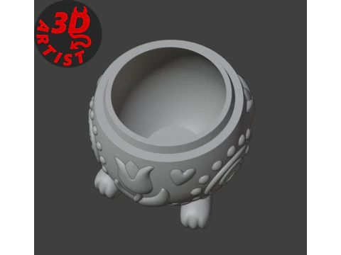 Easter Bunny Box V2 3D Print Model