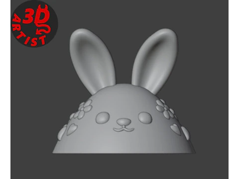 Easter Bunny Box V2 3D Print Model