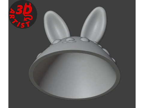 Easter Bunny Box V2 3D Print Model
