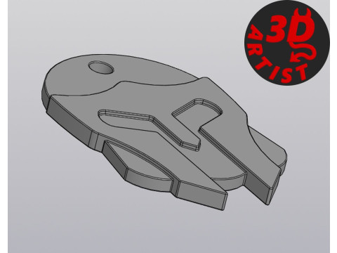Knights Helmet Set 3 models Cup Coaster and 2 Keychains 3D Baskı Modeli
